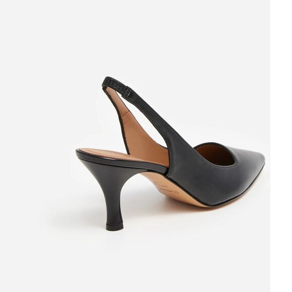 Flattered Franchesca Heel in Black Leather 36 with box Womens Pumps - Picture 3 of 17